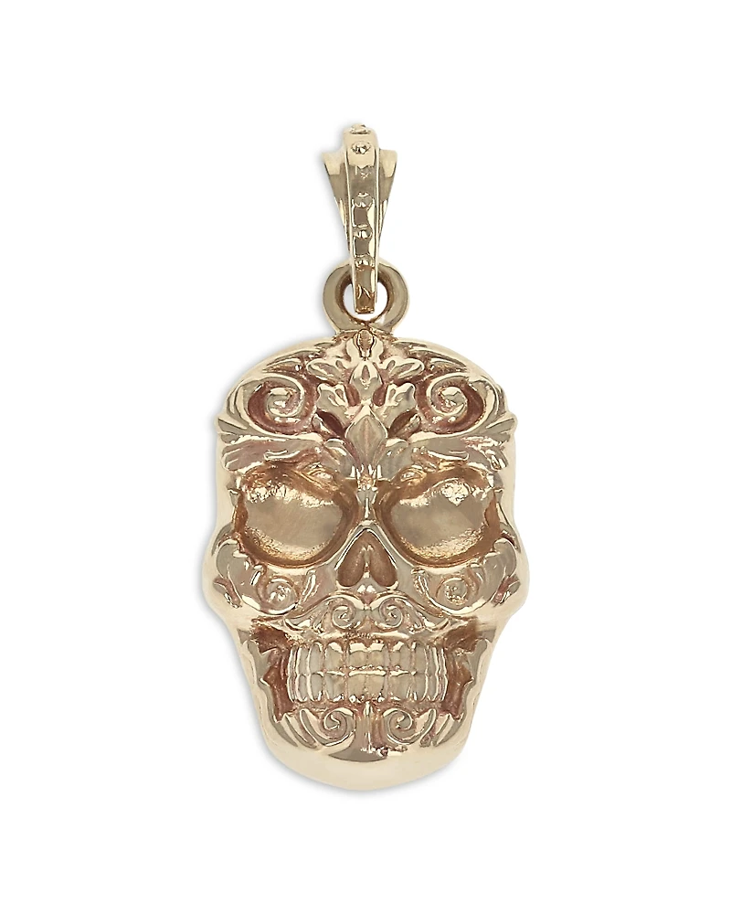 King Baby Studio Carved Baroque Skull Pendant