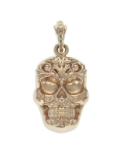 King Baby Studio Carved Baroque Skull Pendant
