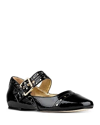 Donald Pliner Women's Liane Buckle Mary Jane Flats