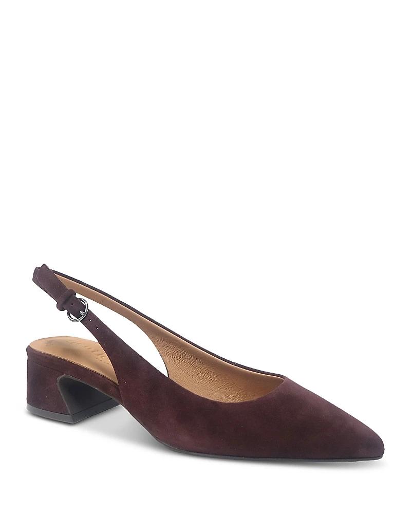 Gentle Souls by Kenneth Cole Women's Georgia Suede Slingback Pumps