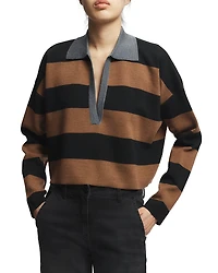 Saint Art Samira Striped Knit Polo