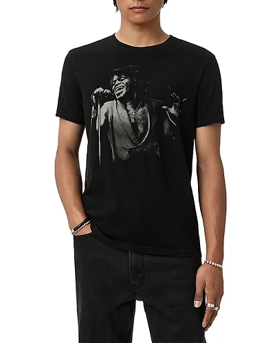 John Varvatos James Brown Short Sleeve Graphic Tee
