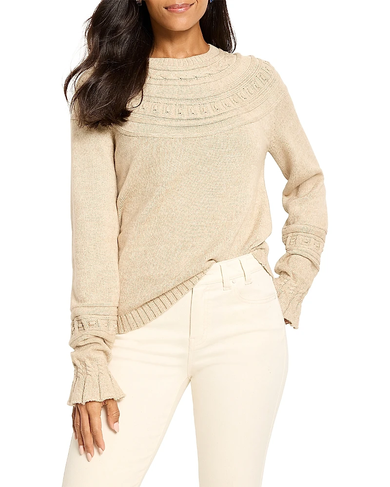 Nic+Zoe Textural Detail Sweater