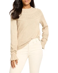 Nic+Zoe Textural Detail Sweater
