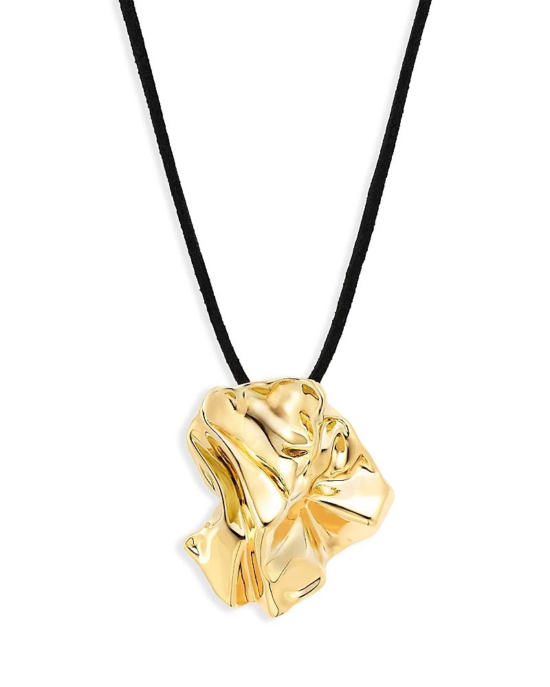 Aqua x Angelica Hicks Sculptural Flower Pendant Necklace, 20-22 - Exclusive