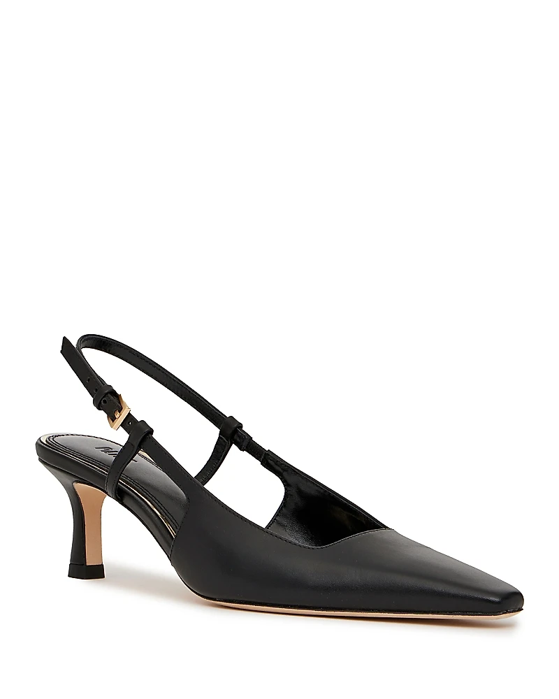 Paige Women's Winnie Leather Slingback Pumps