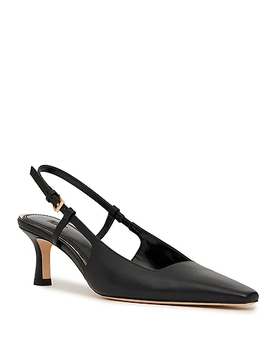 Paige Women's Winnie Leather Slingback Pumps