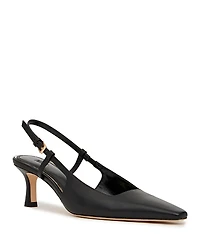 Paige Women's Winnie Leather Slingback Pumps
