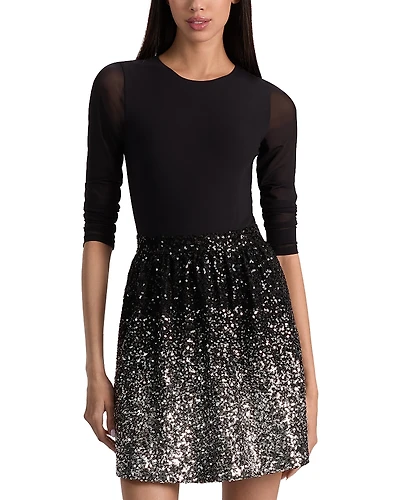 Alice and Olivia Chara Embellished Dress