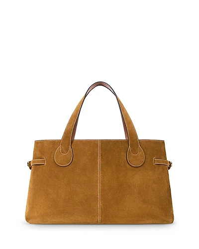 Staud Piper Suede Tote