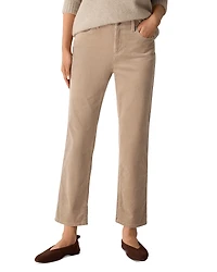 Eileen Fisher Corduroy High Rise Ankle Jeans