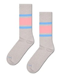 Happy Socks Simple Stripe Sneaker Socks