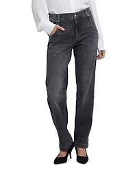 Nydj Brooke Super High Rise Loose Straight Jeans