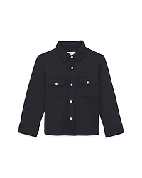 Reiss Boys' Alabastor Waffle Textured Shirt Jacket