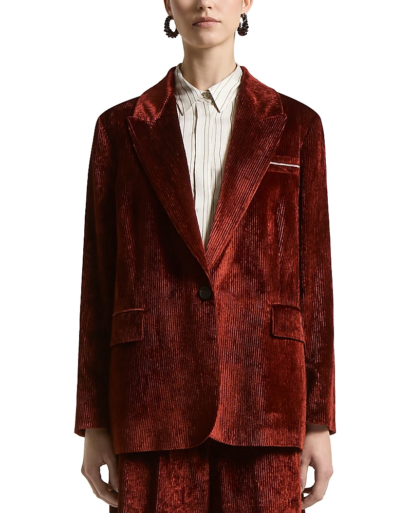 Peserico Velour Blazer