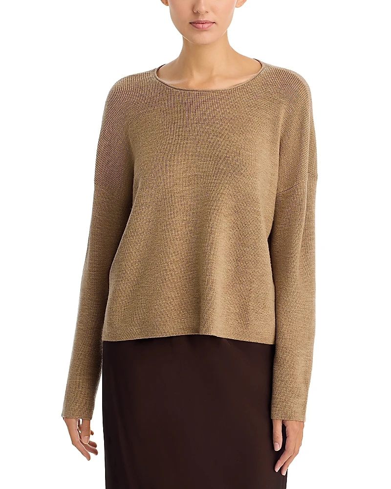 Eileen Fisher Crewneck Wool Sweater