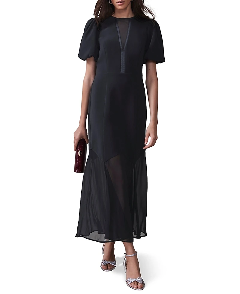 Mint Velvet Women's Puff Sleeve Maxi Dress