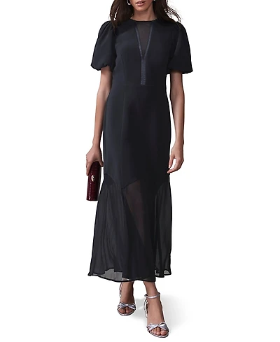 Mint Velvet Women's Puff Sleeve Maxi Dress