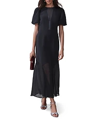 Mint Velvet Women's Puff Sleeve Maxi Dress