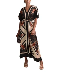 Reiss x Alice Canale Hanna Tiger Placed Maxi Dress - Exclusive