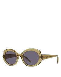 Loewe Slim Geometric Sunglasses, 54mm