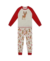 Deux par Girls' Organic Cotton Two-Piece Pajamas
