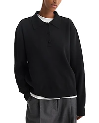 ROHE Wool Cashmere Compact Knitted Polo