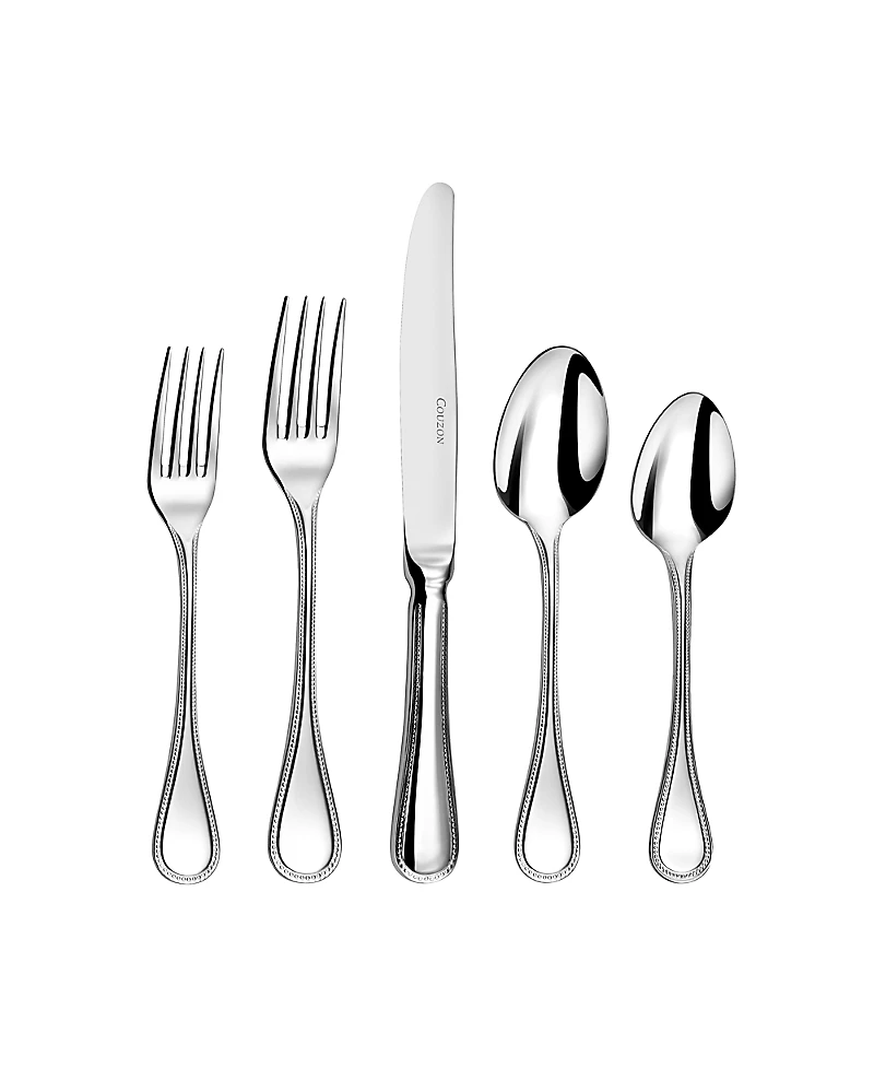 Couzon Le Perle 5-Piece Silver Plate Place Setting
