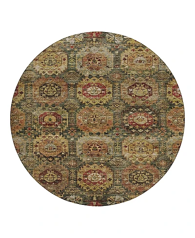 Dalyn Rug Company Silk Road SR11 Round Area Rug, 8'0x8'0