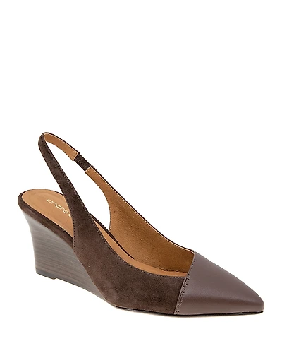 Andre Assous Women's Laina Slingback Wedge Pumps