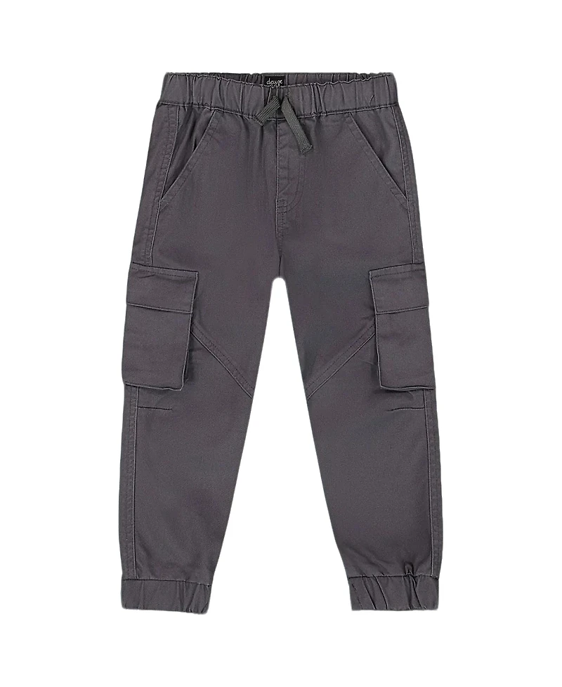 Deux par Boys' Twill Jogger Cargo Pants - Little Kid, Big Kid