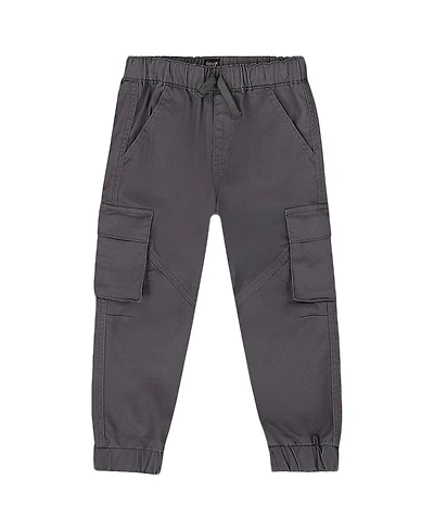 Deux par Boys' Twill Jogger Cargo Pants - Little Kid, Big Kid