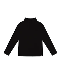 Deux par Girls' Super Soft Ribbed Mock Neck Top - Little Kid