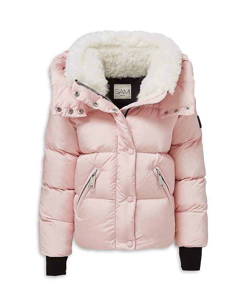 Sam. Girls' Lara Quilted Down Jacket