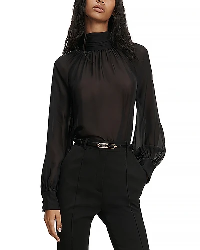 Veronica Beard Alyssa Silk Blouse