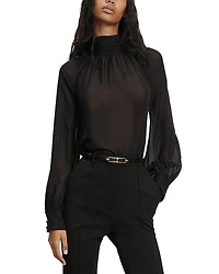 Veronica Beard Alyssa Silk Blouse