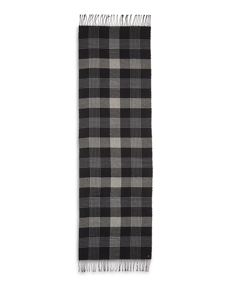V Fraas Metallic Plaid Scarf - Exclusive