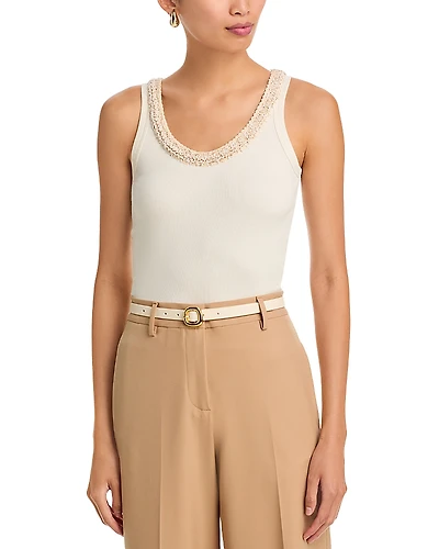 Fabiana Filippi Embellished Tank Top