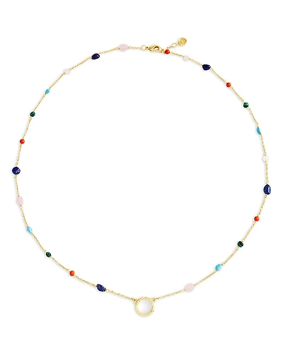 Anabel Aram Milos Bead Station Strand Necklace, 24-25