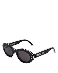 Dior DiorPacific B4I Oval Sunglasses, 51mm