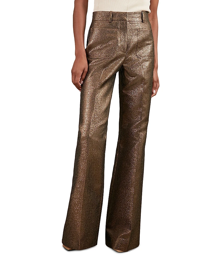 Reiss Sienna Sparkle Flare Pants