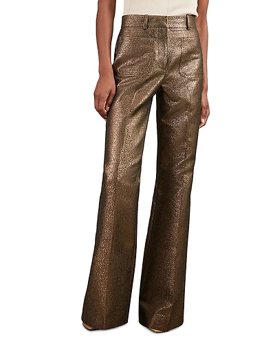 Reiss Sienna Sparkle Flare Pants