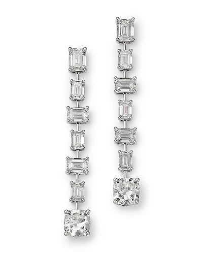 Bloomingdale's Fine Collection Luxe Collection Certified Lab Grown Diamond Mixed Cut Drop Earrings