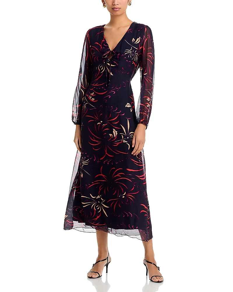 La Fee Maraboutee Printed V Neck Dress