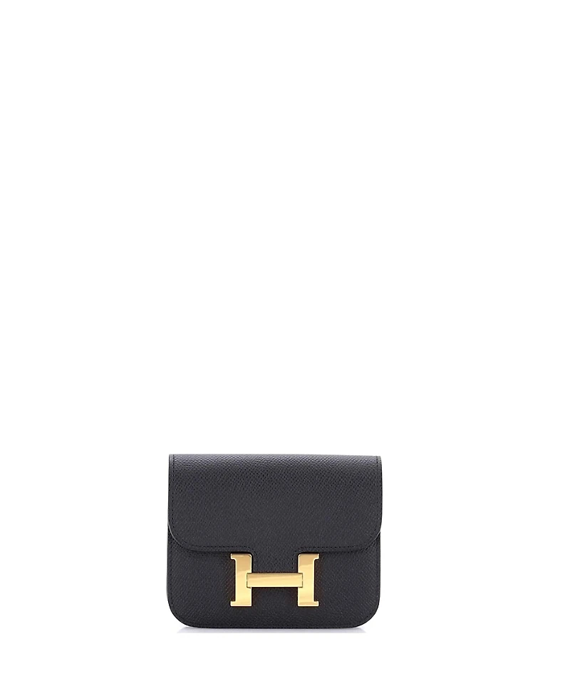 Pre-Owned HERMES Constance Slim Wallet Epsom