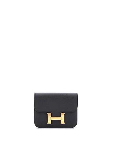 Pre-Owned HERMES Constance Slim Wallet Epsom