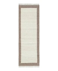 Obeetee Nu Maison Soft Border Runner Area Rug,2'6x8'0