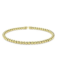 Lagos 18K Yellow Gold Caviar Gold Beaded Cuff Bracelet