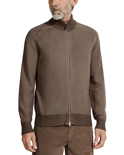 Zegna Casheta Cashmere & Silk Melange Cardigan