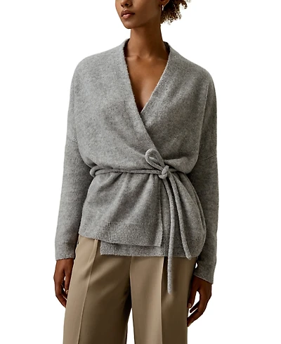 Lilysilk Lounge Wrap Knit Cardigan